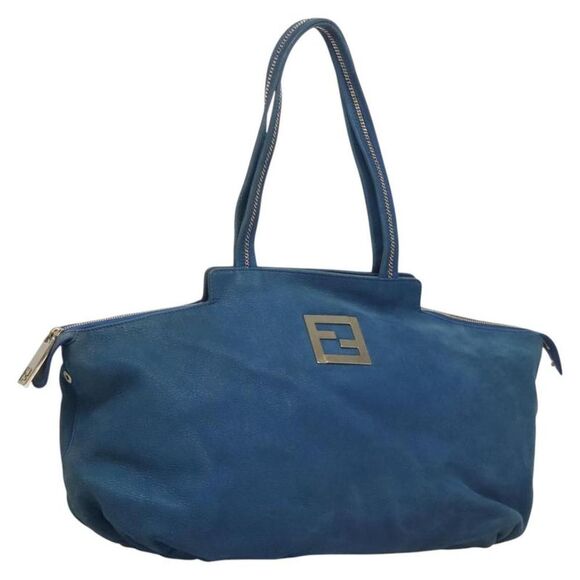 Pre Loved fendi Women Blue Tote Bags - Picture 1 of 8
